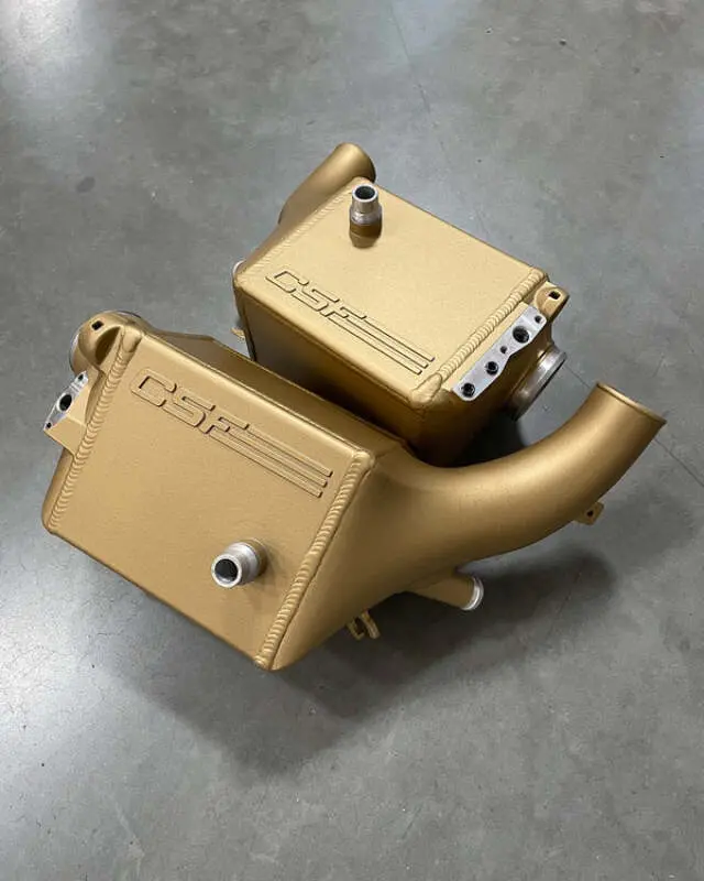 Csf 2014+ Bmw X5m (F95) / X6m (F96) / Xm (G09) Charge-Air-Cooler - Carbon Ceramic Gold Gloss 1