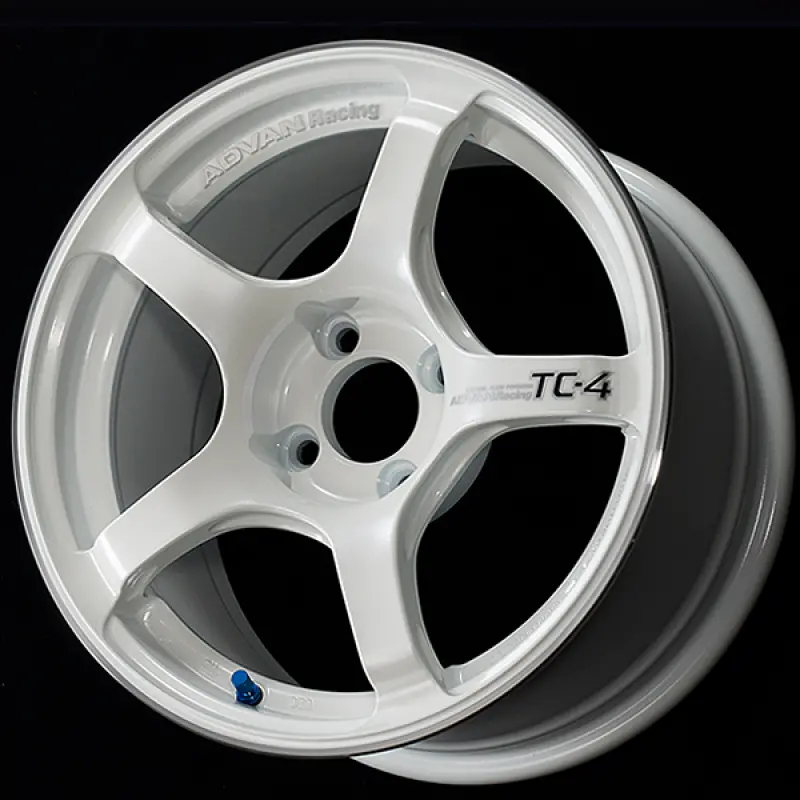Advan Tc4 16X7.5 / +35 Offset / 4X100 / 63Mm Bore / Racing White Metallic And Ring 1