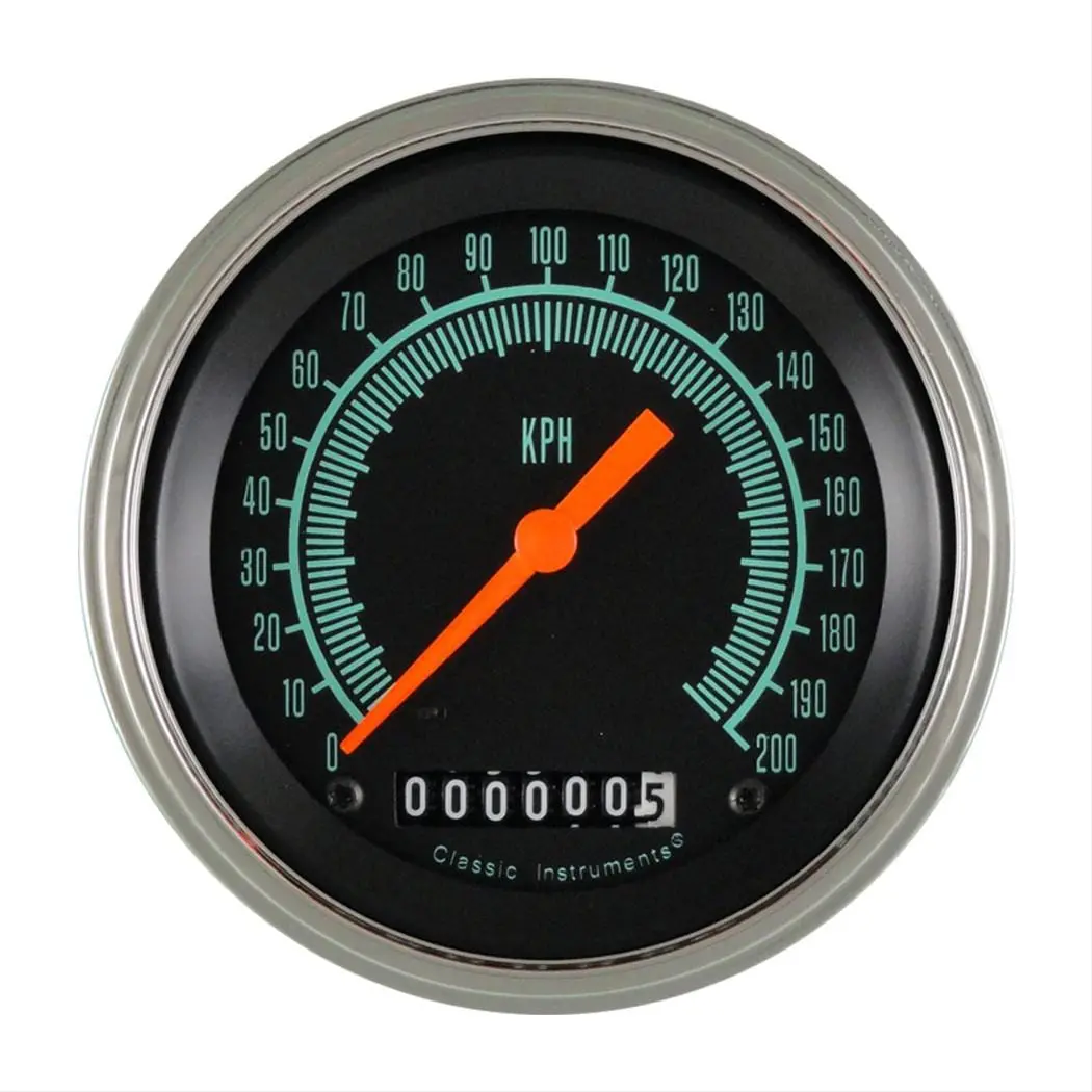 Classic Instruments Gs59Slc G-Stock Series Speedometer – Analog, 5-Inch Face, Cable-Driven 1