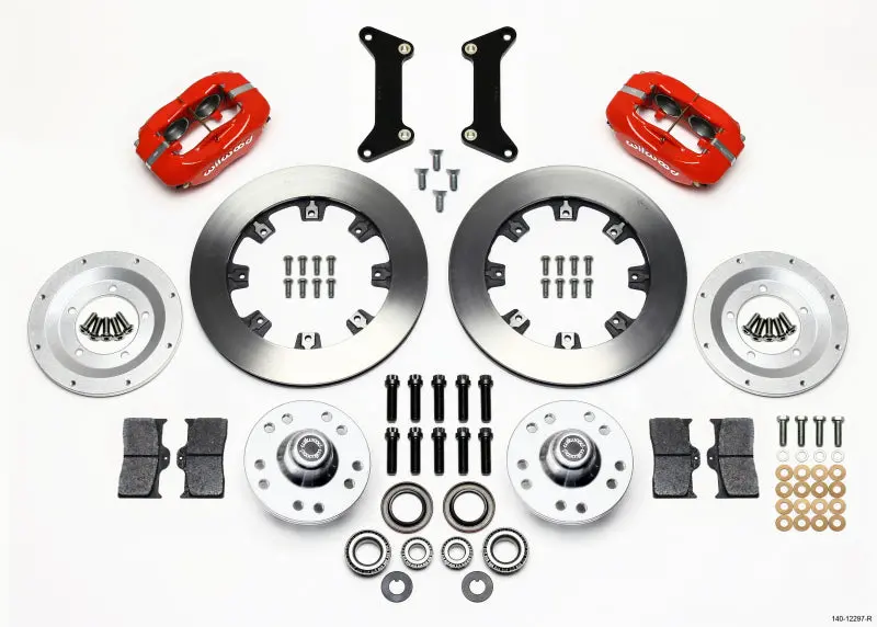 Wilwood Forged Dynalite Front Kit 12.19In Red 79-87 Gm G Body - 140-12297-R 1