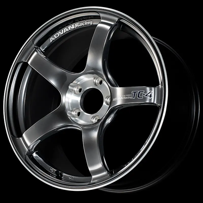 Advan Tc-4 Se 18X9.0 / +51 Offset / 5-100 / 63Mm Bore / Racing Hyper Black & Diamond Cut 1