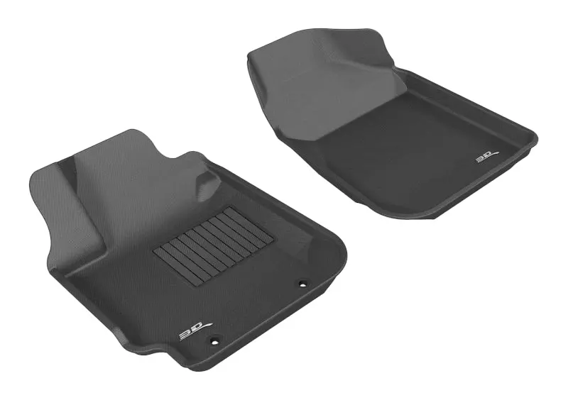3D Maxpider 2003-2008 Toyota Matrix Kagu 1St Row Floormat - Black 1