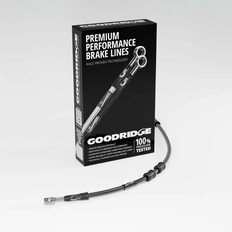 Goodridge 17-20 Hd Fltr Multi Model +8In Clutch Line Kit - Black 1
