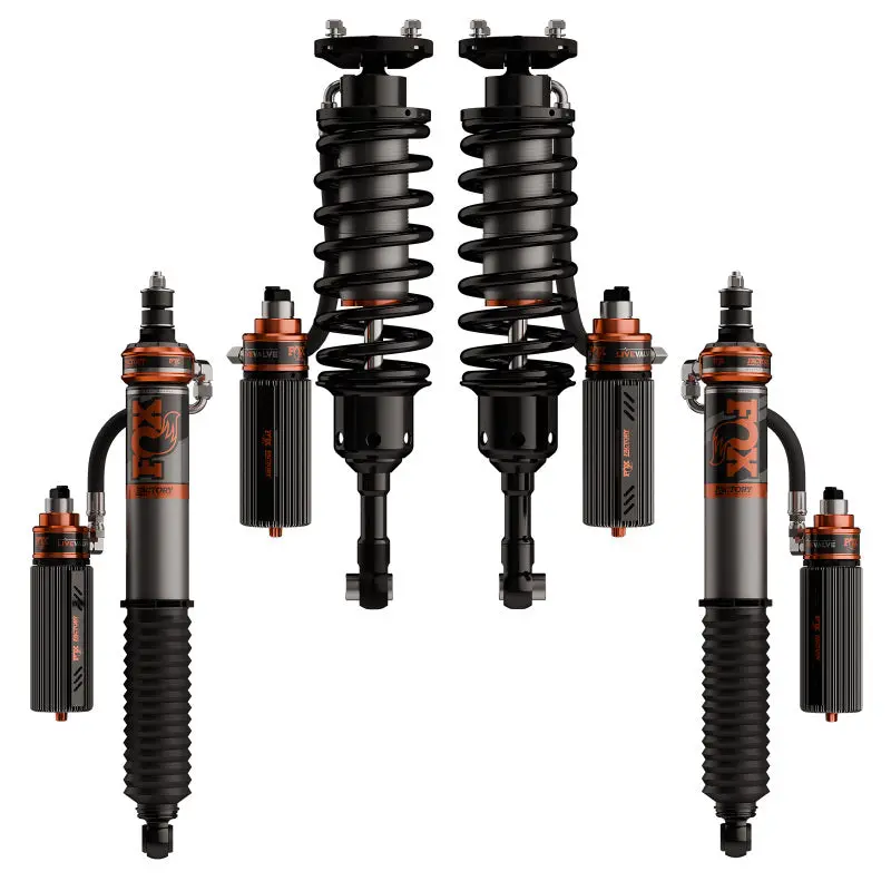 Fox 2024+ Toyota Tacoma 3.2 Factory Race Live Valve Internal Bypass Coilover Kit - 2-3In Lift 1