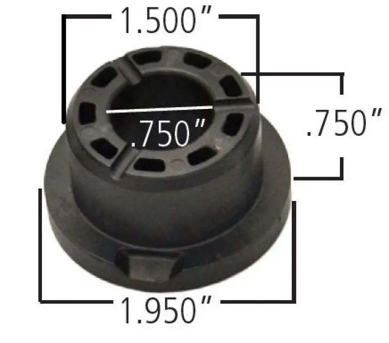 Ridetech Delrin Control Arm Single Bushing (2In Large Od / 1.5In Small Od / .750In Id / 1.00 Oal) 1