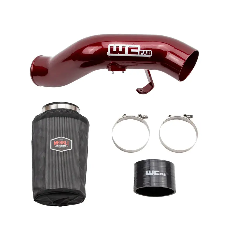 Wehrli 03-07 Ford 6.0L Powerstroke 4In Intake Kit - Flat Black 1