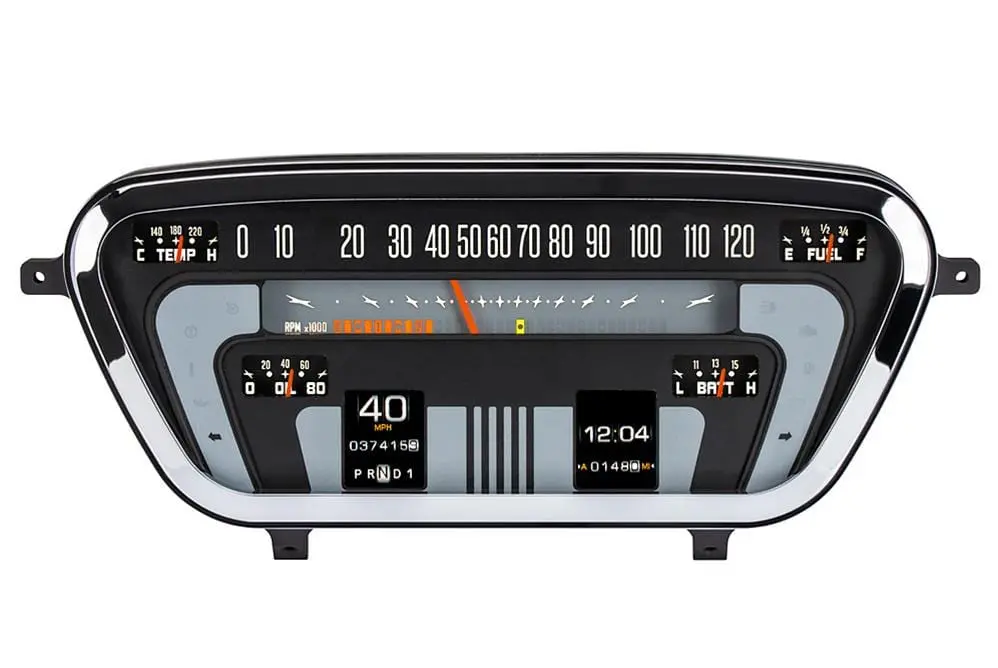 Dakota Digital Rtx-53F-Pu-X Direct-Fit Gauge Kit For Pickup Trucks 1