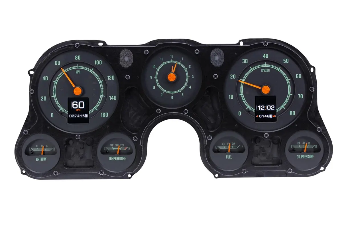 Dakota Digital Rtx Series Direct-Fit Gauge Kit For Classic Trucks – Rtx-67C-Pu-X 1