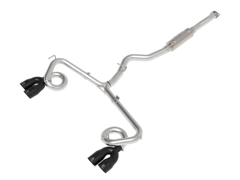 Afe Subaru Wrx/Sti 15-21 H4-2.0/2.5L Takeda 3In To 2-1/2In Stainless Cat-Back Exhst W/ Black Tip 1