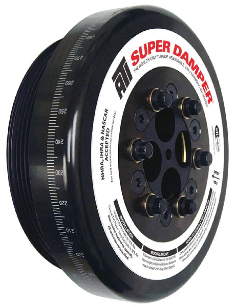 Ati Damper - 8.074In - Steel - 8 Grv - Cummins - 4Bt - 6Bt - 3.9L - 5.9L - 3 Ring - Diesel 1
