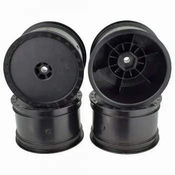 Borrego Wheels For Associated B4.2 - B6 - B64 / Tlr 22 - 4.0 / Rear / Black / 4Pcs 1