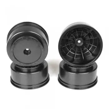 Borrego Sc Wheels For Associated Sc5m-Sc10-Prosc/+3Mm/Black/4Pcs 1