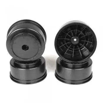 Borrego Sc Wheels For Kyosho Ultima Sc / Hpi Blitz / Slash Rear - Slash 4X4 / Black / 4Pcs 1