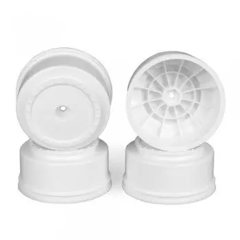 Borrego Sc Wheels For Kyosho Ultima Sc, Hpi Blitz, Slash Rear - Slash 4X4 White 1