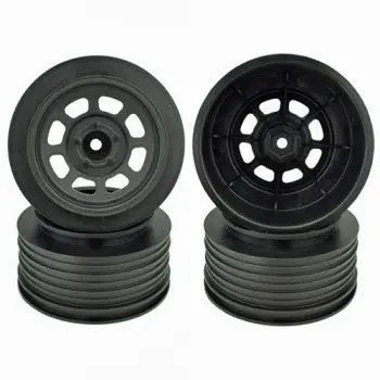 Speedway Sc Wheels For Traxxas Slash Rear / 21.5Mm Bksp / Black / 4Pcs 1