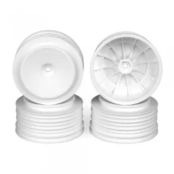 Speedline Plus Sc Wheels For Kyosho Ultima Sc / Traxxas Slash Rear - Slash 4X4 / White / 4Pcs 1