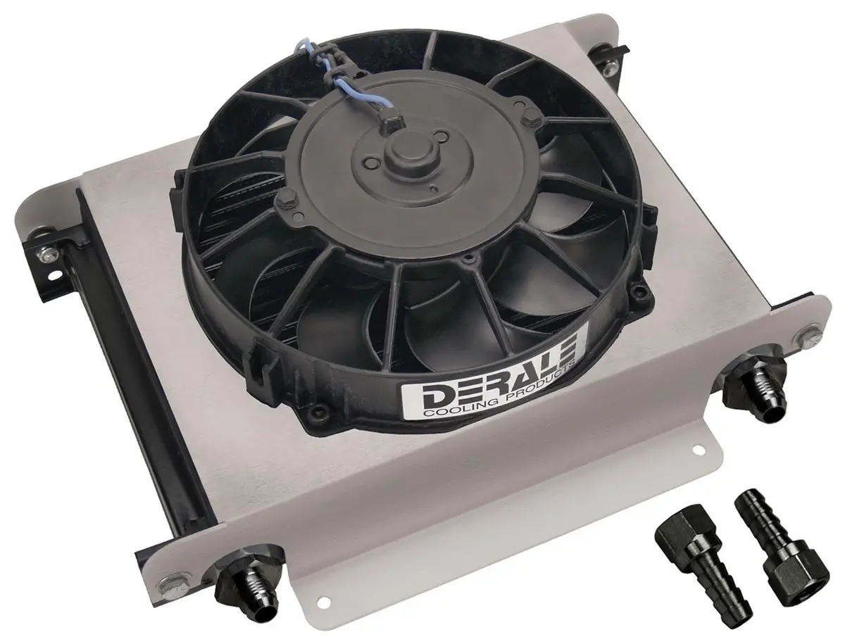 Derale 13760 Hyper-Cool Remote Transmission Or Power Steering Fluid Cooler 1