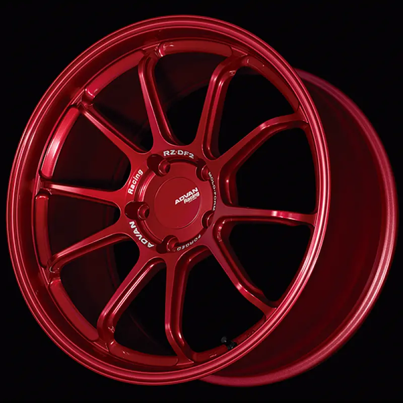 Advan Rz-Df2 For Porsche 20X8.5 / +50 Offset / 5-130 / 71.6Mm Bore / Racing Candy Red 1