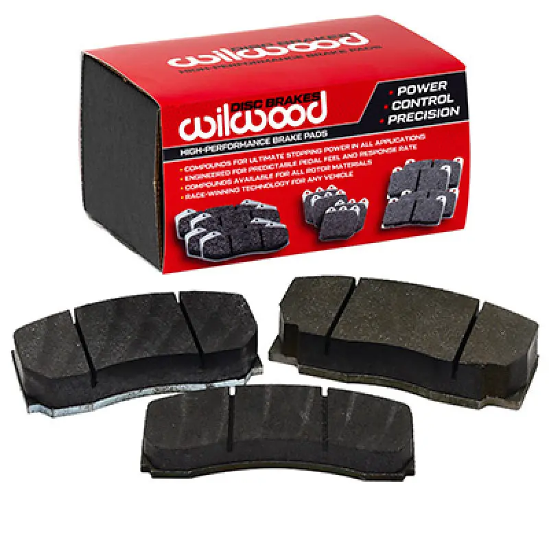 Wilwood Bp-45 .600 Thick Axle Set High-Temperature Racing Pads 1
