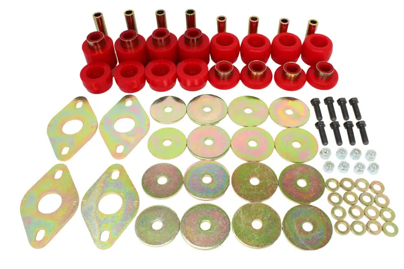 Energy Suspension 04-15 Nissan Titan Body Mount Set - Red 1