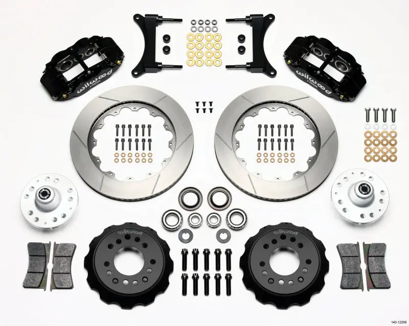 Wilwood Narrow Superlite 6R Front Hub Kit 14.00In 79-87 Gm G Body - 140-12299 1