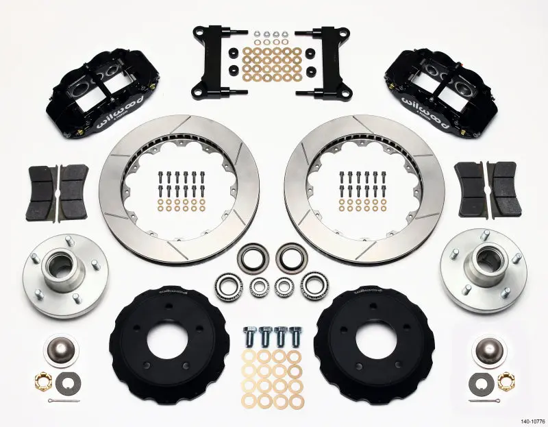 Wilwood Narrow Superlite 6R Front Hub Kit 14.00In Chevy C-10 60-87 Cpp Drop Spindle - 140-10776 1