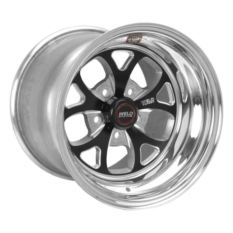 Weld S76 15X8.33 / 5X4.75 Bp / 4.5In. Bs Black Wheel (Low Pad) - Non-Beadlock - 76Lb-508B45a 1
