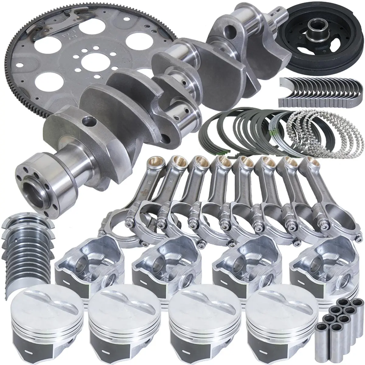 Eagle B15405L03053 Street Performance Rotating Assembly – Includes Silv-O-Lite Claimer Pistons 1