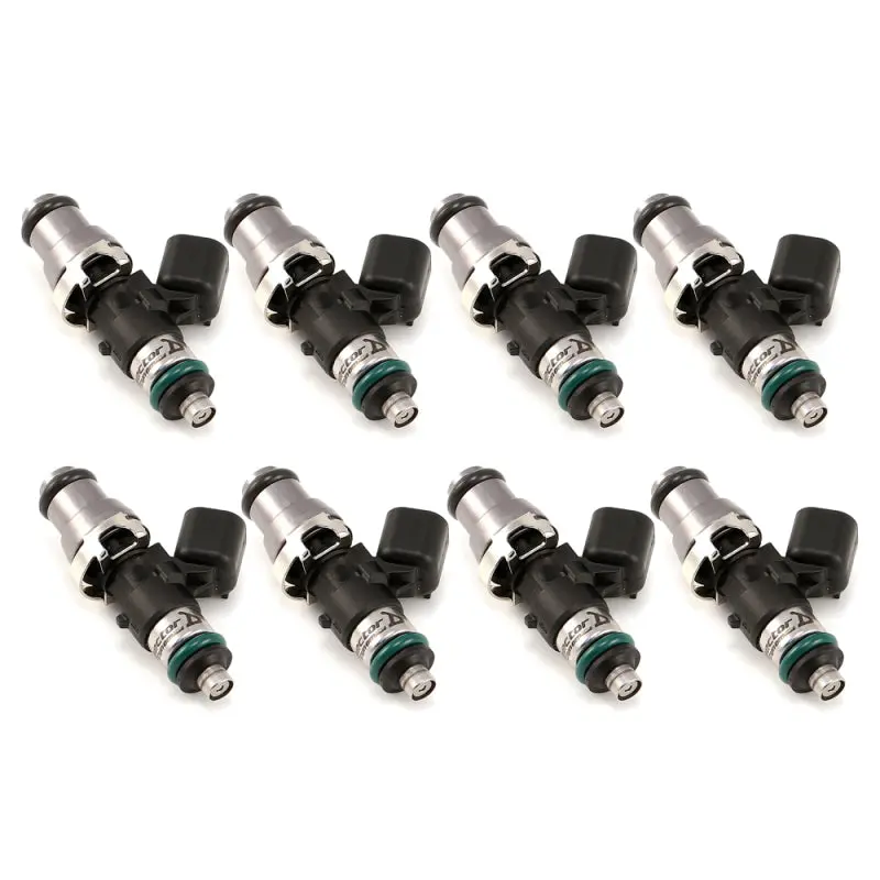 Injector Dynamics 1340Cc Injectors - 48Mm Length - 14Mm Grey Top - 14Mm Lower O-Ring (Set Of 8) - 1300.48.14.14.8 1