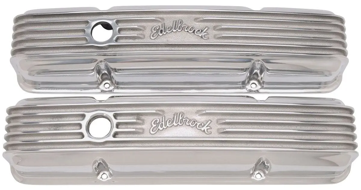 Ed4144 Polished Aluminum Classic Series Valve Covers 1