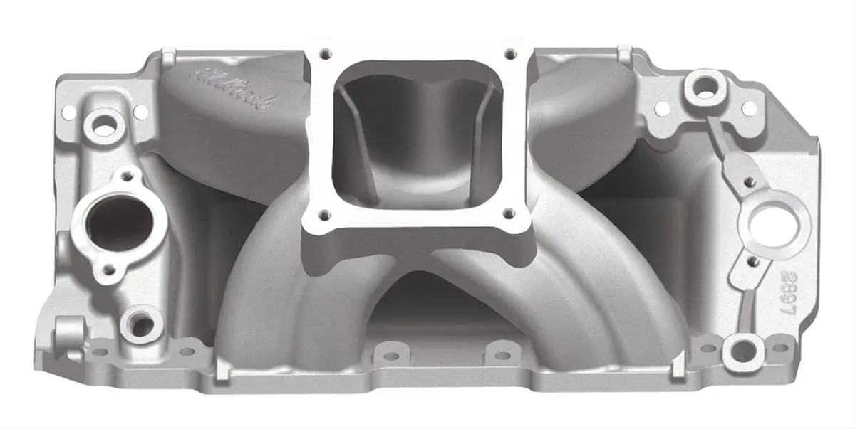 Edelbrock 2897 Super Victor Ii Intake Manifold – High-Rpm Carbureted Application 1