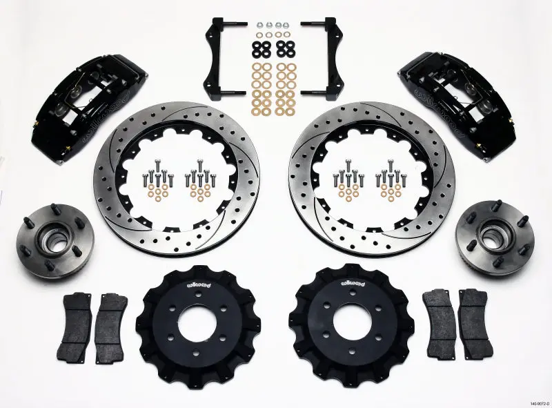 Wilwood Tc6r Front Kit 16.00In Drilled 2004-2008 Ford F150 - 140-9072-D 1