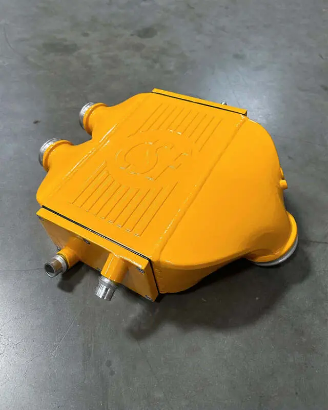 Csf 2014+ Bmw M3/M4 (F8x) Top Mount Charge-Air-Cooler - Nitro Yellow 1