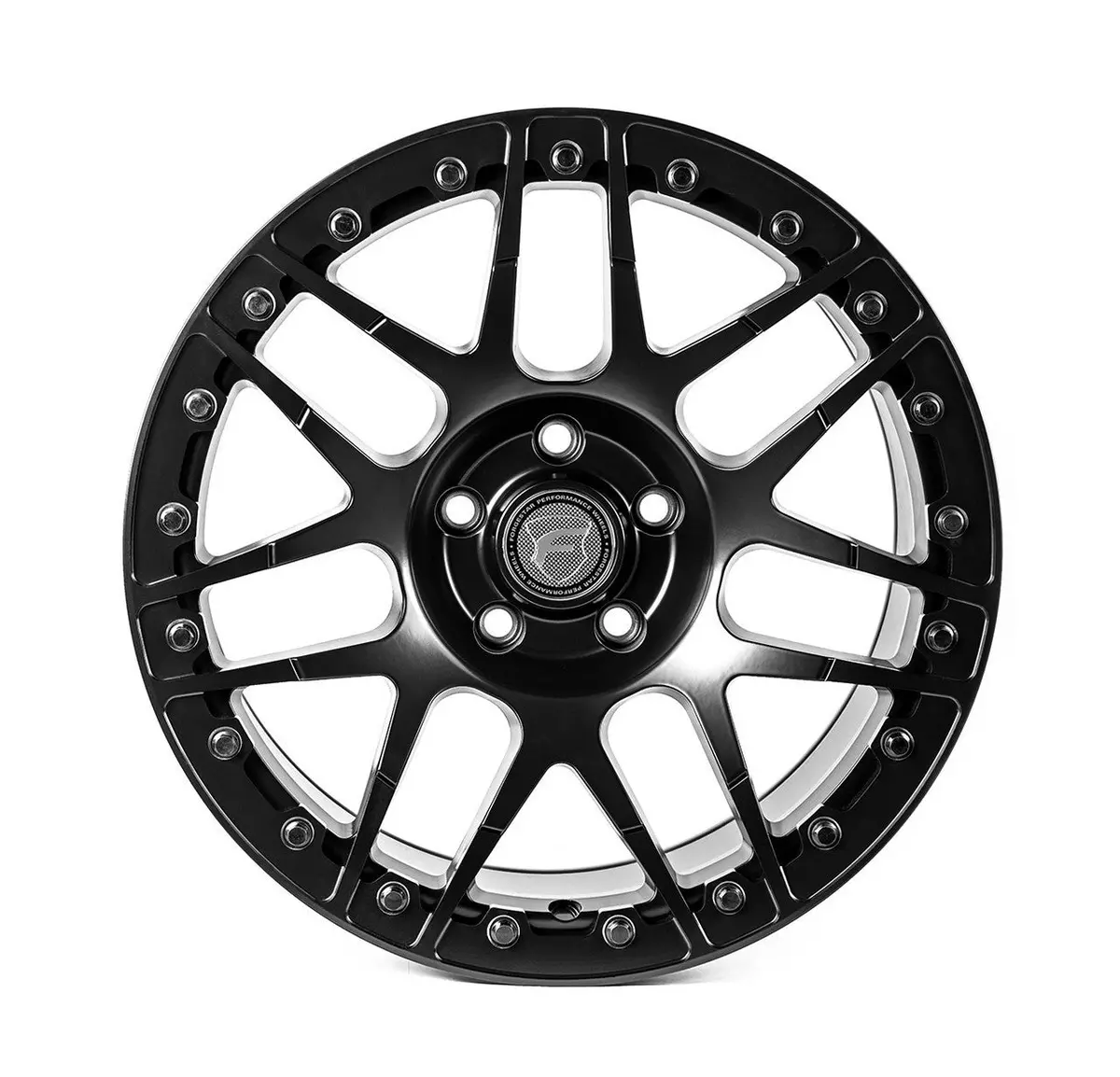 Forgestar 17X11 Satin Black F14 Beadlock C6 / C7 Corvette (2006-2019) 2