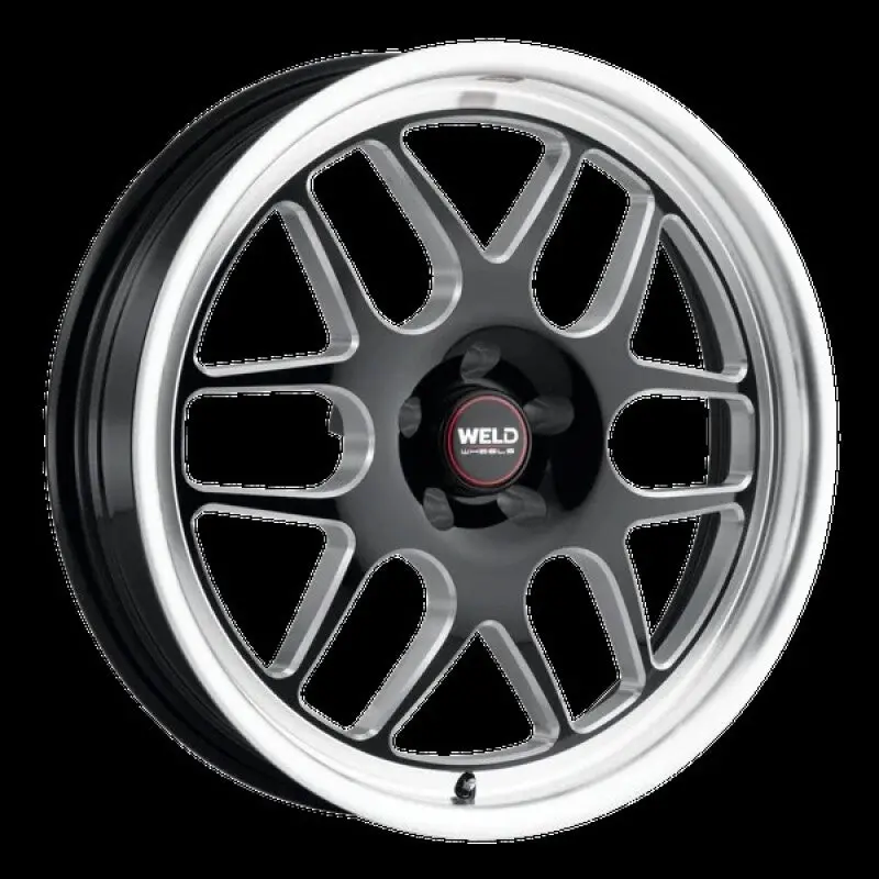 Weld Solana Drag 15X10 / 6X139.7 Bp / Et38 /  6.99In Bs / 106.1 Dia  - Gloss Black Milled Wheel 1