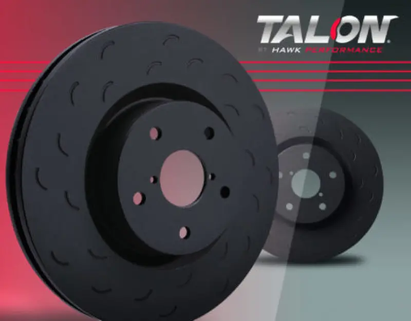 Hawk 07-18 Silverado 1500 Rear Talon Slotted-Only Street Rear Brake Rotors - Hts4406 1