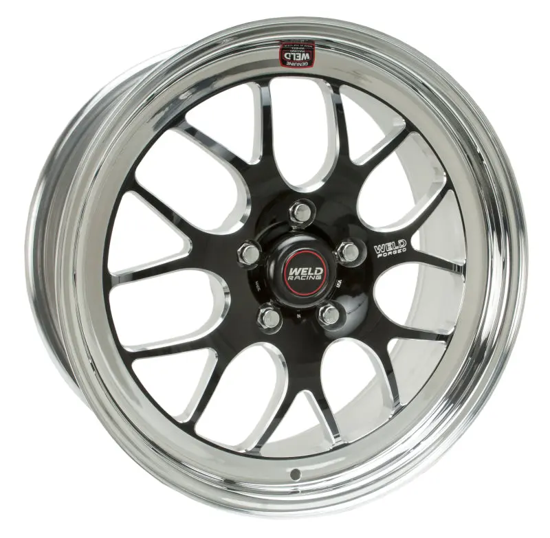 Weld S77 18X10 / 5X4.75 Bp / 7.7In. Bs Black Wheel (Medium Pad) - Non-Beadlock - 77Mb8100b77a 1