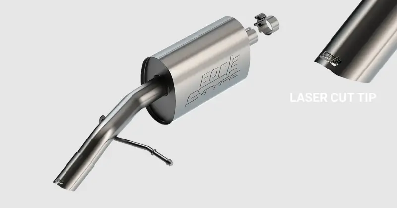 Borla 2025 Kia K4 2.0L 4Dr S-Type 2.25In Turndown Tip Axleback Exhaust 1
