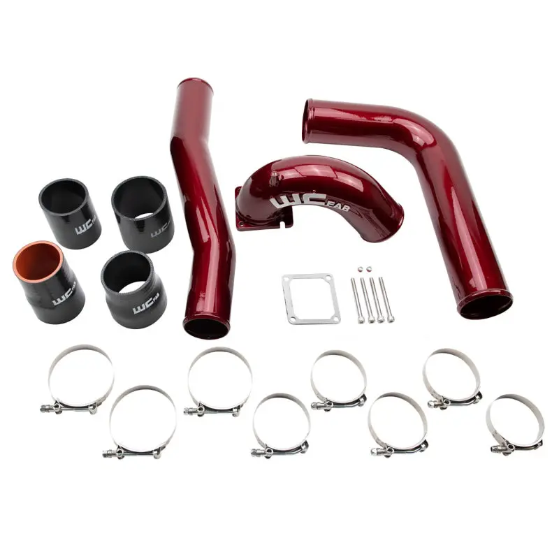 Wehrli 03-07 Dodge 5.9L Cummins High Flow Intake Bundle Kit - Candy Red 1
