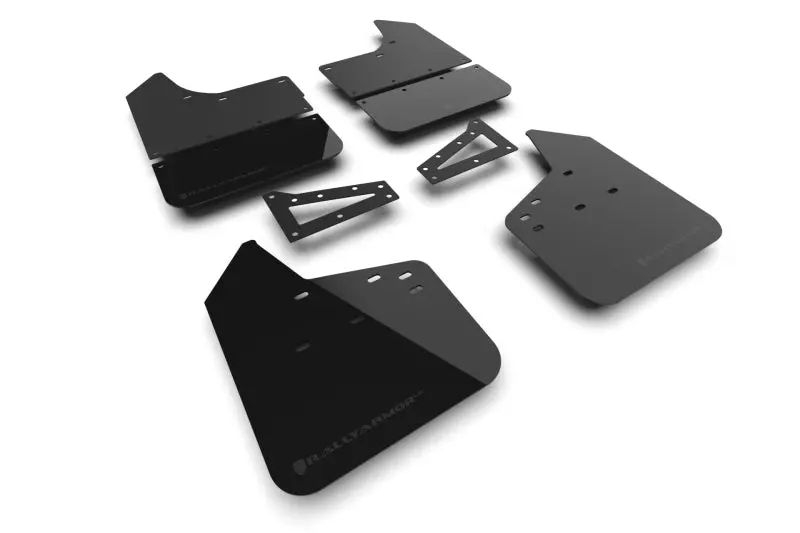 Rally Armor 23-25 Chevy Colorado Zr2 Black Mud Flap - Metallic Black Logo 1
