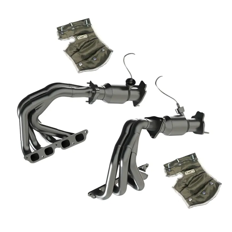 Kooks Tri-Y Headers W/ Green Cats & Heat Blankets C8 Corvette Z06 (2023+) 1