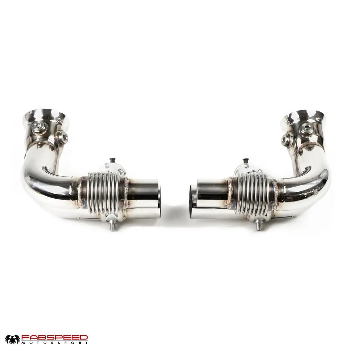 Fabspeed Side Muffler Bypass Pipes Porsche 991 Gt3 / Gt3 Rs (2014-2019) 1
