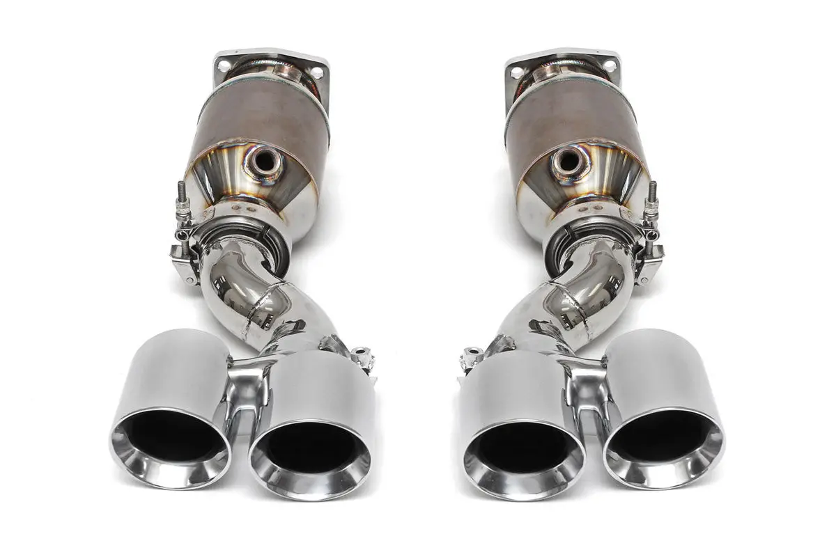Fabspeed Muffler Bypass Porsche 997.1 Turbo (2006-2009) 1