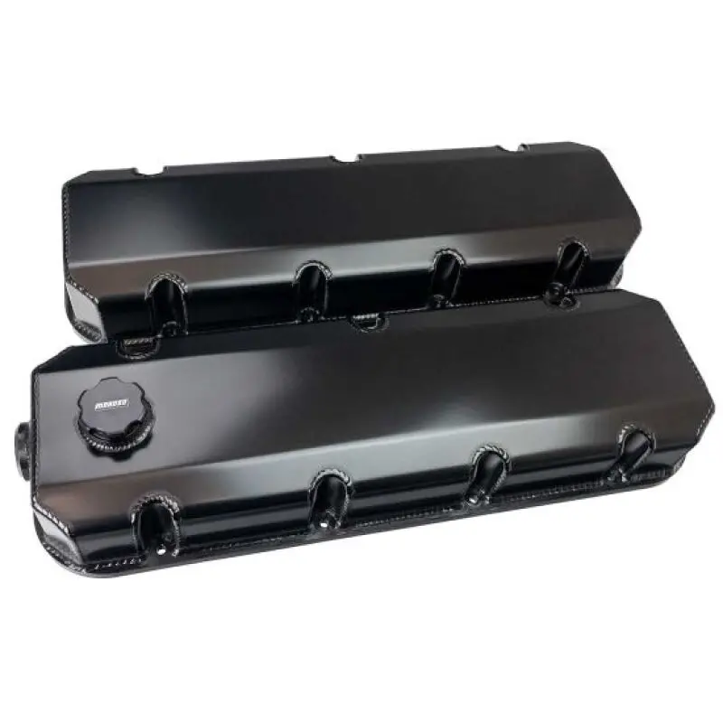 Moroso Brodix Sr20/Dart Pro 1 20 Degree Aluminum Valve Covers - Black (W/-12An Breather/Oil Fill) 1