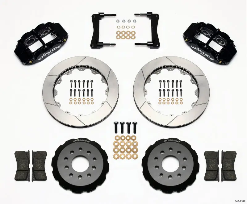 Wilwood Narrow Superlite 6R Front Hat Kit 13.06In 2005-2014 Mustang - 140-9109 1