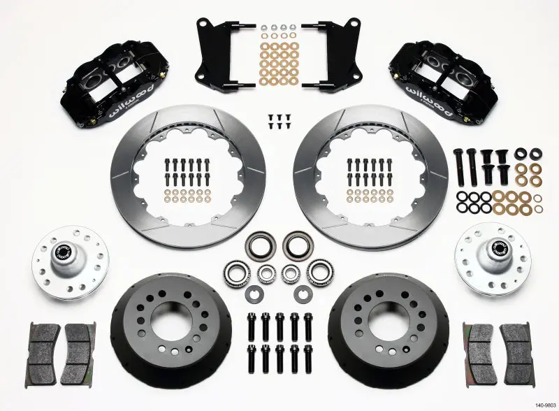 Wilwood Narrow Superlite 6R Front Hub Kit 12.88In 67-69 Camaro 64-72 Nova Chevelle - 140-9803 1