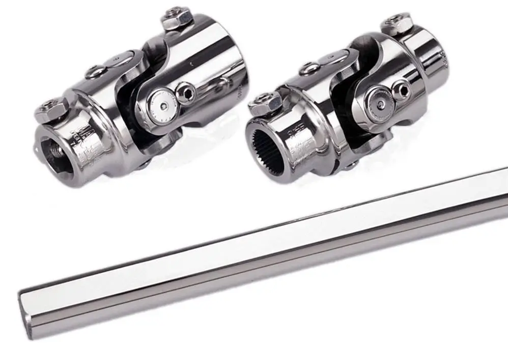 Flaming River Frujkt5Sspl Stainless Steel Steering Shaft With U-Joints 1