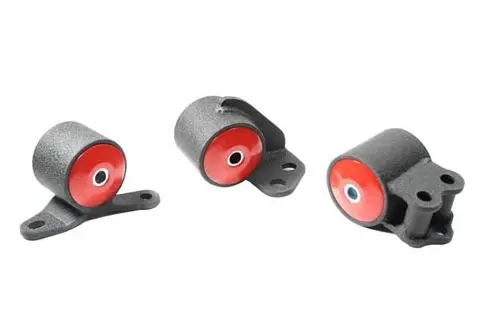 Innovative 92-96 Prelude F-Series/H-Series Black Steel Mounts 85A Bushings 1