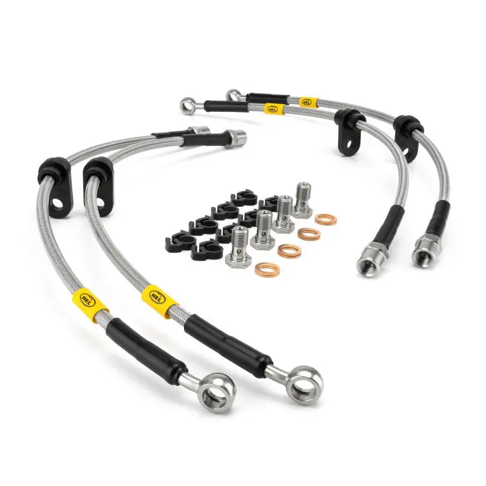 Hel Stainless Steel Braided Brake Lines C6 Corvette Grand Sport / Z06 / Zr1 1