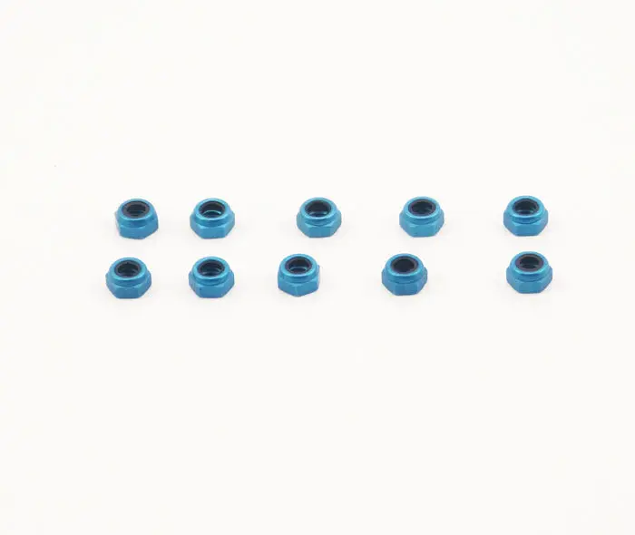 Aluminum 4/40 Locknuts 1
